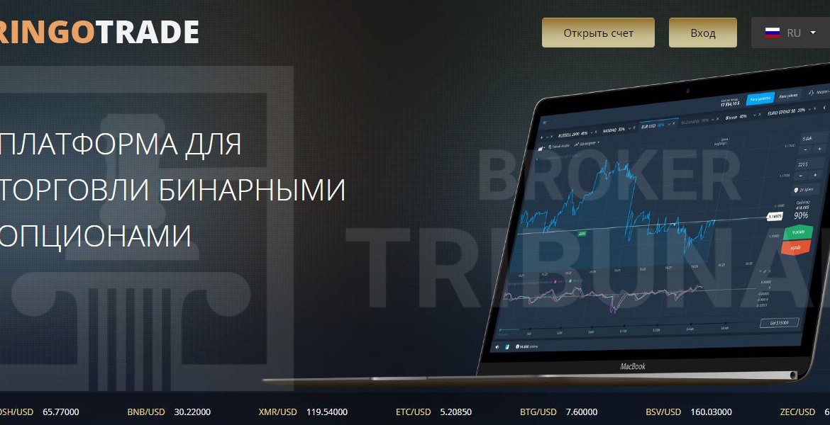 RingoTrade мошеннический проект