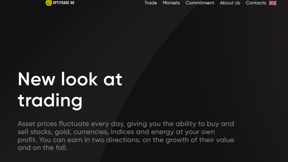 OptiTrade AB – отзывы о работе брокера, мошенник