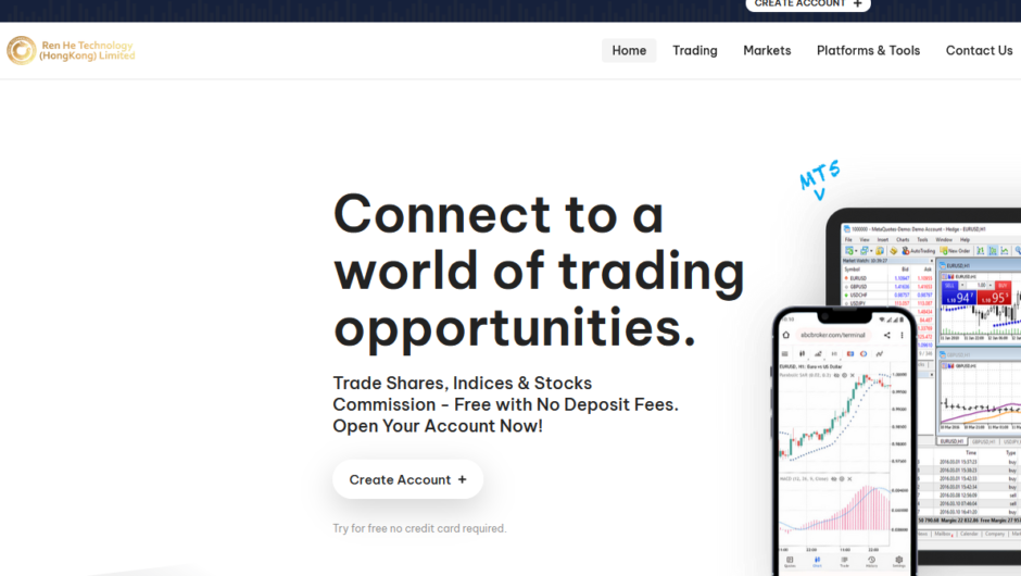 Ren He Technology (Hong Kong) Limited – отзывы о работе брокера, мошенник