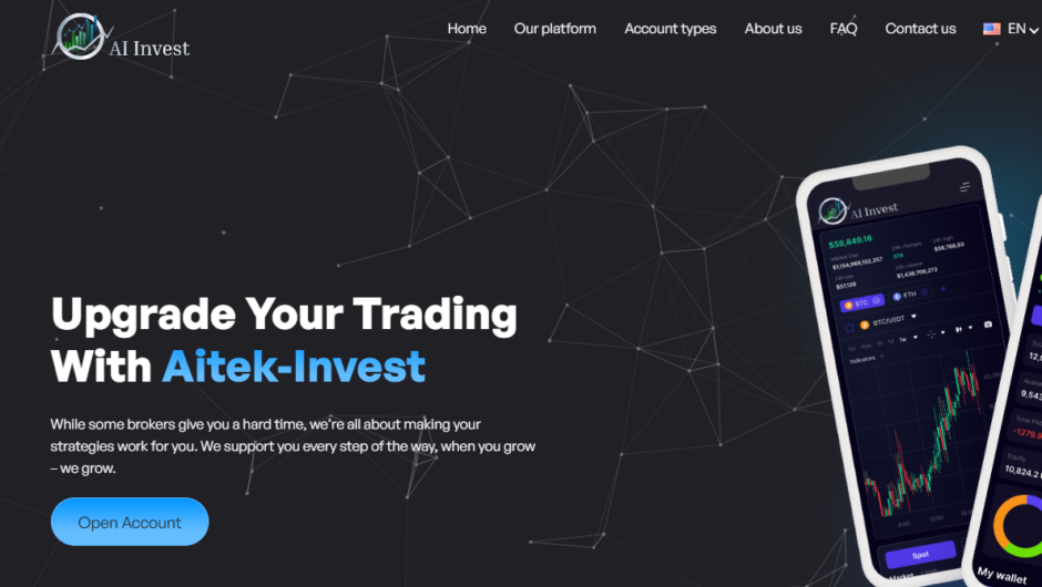 AI Invest(aitek-invest.com) – отзывы о работе брокера, мошенник