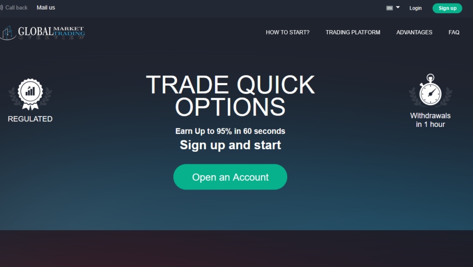 Global Market Trading – отзывы о работе брокера, мошенник