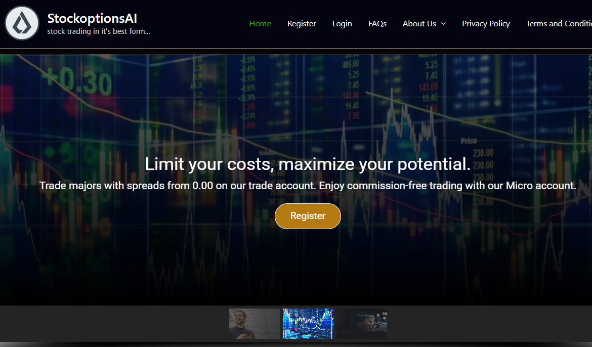 StockoptionsAI мошеннический проект