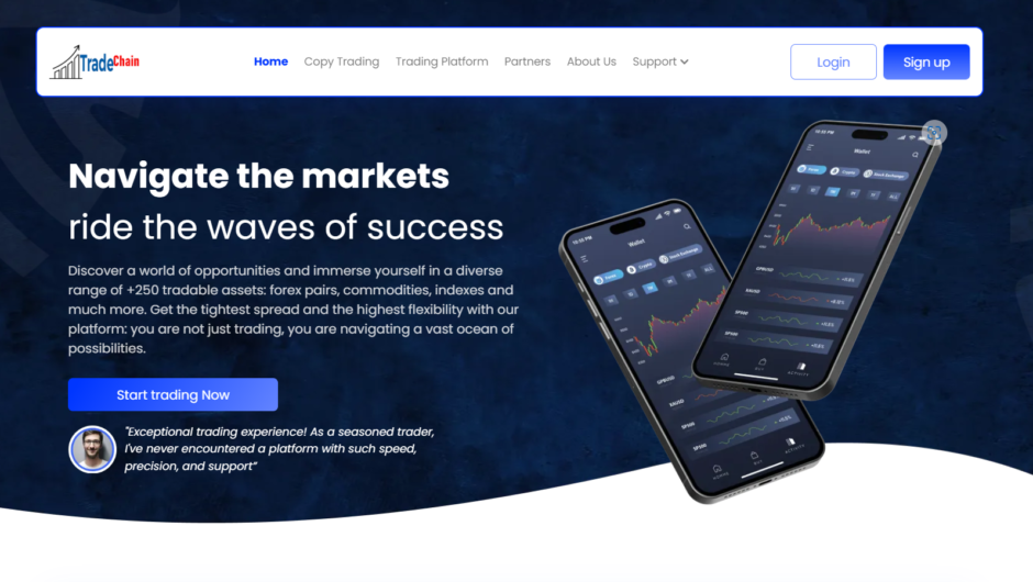 Trade Chain (tradechain.pro) – отзывы о работе брокера, мошенник