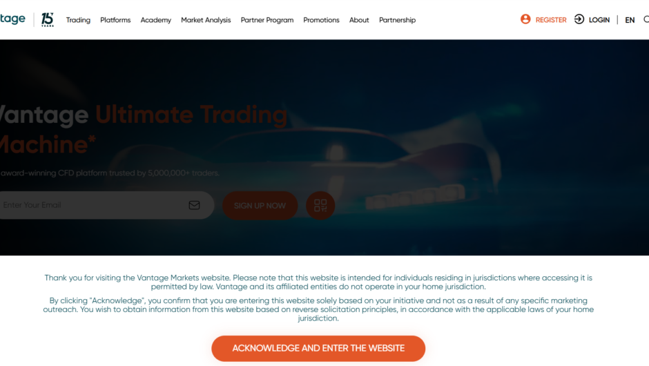 Vantage Markets — отзывы, как вернуть депозит, мошенники